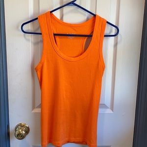 No Boundaries Orange Muscle Tee
